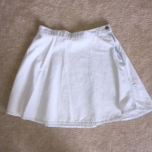 Light wash Denim Skater Skirt